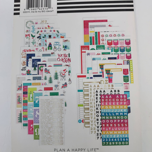 NEW The Happy Planner 'Christmas Joy' Sticker Sheets - Picture 5 of 5